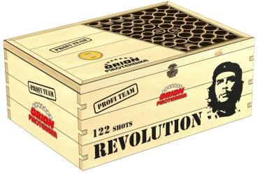 Revolution, 122 Schuss, NEM: 898g, Kaliber: 20,25mm, Brenndauer ca. 85 Sekunden